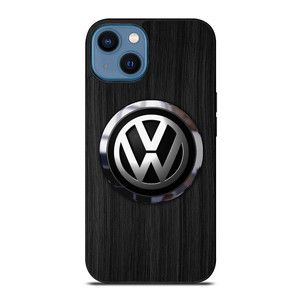 VW VOLKSWAGEN WOODEN EMBLEM iPhone 14 Case VW VOLKSWAGEN WOODEN EMBLEM iPhone 14 Case