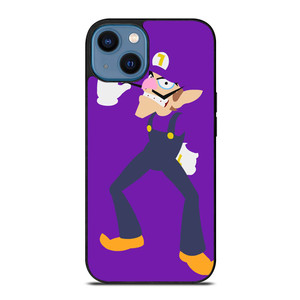 WALUIGI SUPER MARIO FLAT iPhone 14 Case WALUIGI SUPER MARIO FLAT iPhone 14 Case