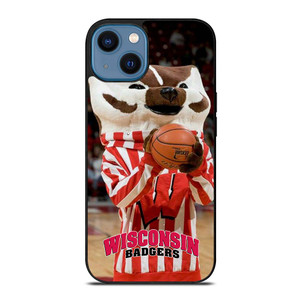 WISCONSIN BADGER MASCOT 2 iPhone 14 Case
