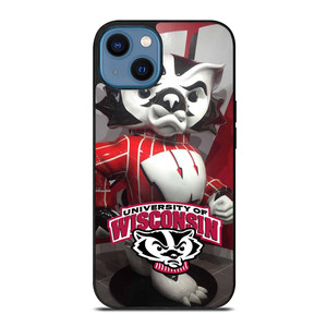 WISCONSIN BADGER MASCOT iPhone 14 Case