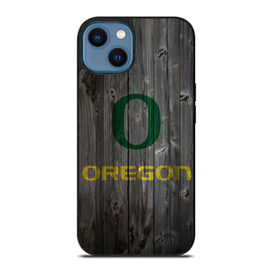 WOODEN LOGO OREGON DUCKS iPhone 14 Case WOODEN LOGO OREGON DUCKS iPhone 14 Case
