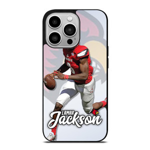 LAMAR JACKSON LOUISVILLE CARDINALS iPhone 14 Pro Case LAMAR JACKSON LOUISVILLE CARDINALS iPhone 14 Pro Case