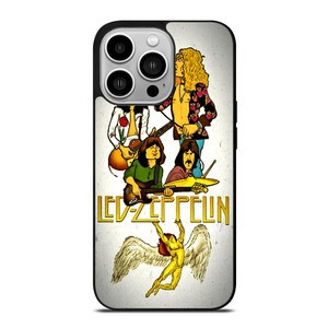 LED ZEPPELIN ROCK BAND ART iPhone 14 Pro Case