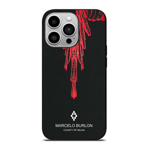 MARCELO BURLON RED iPhone 14 Pro Case