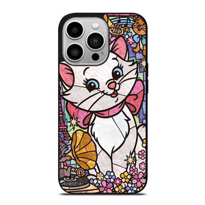 MARIE THE ARISTOCATS CAT STENED GLASS iPhone 14 Pro Case