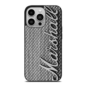 MARSHALL AMPLIFIER METAL EMBLEM iPhone 14 Pro Case MARSHALL AMPLIFIER METAL EMBLEM iPhone 14 Pro Case