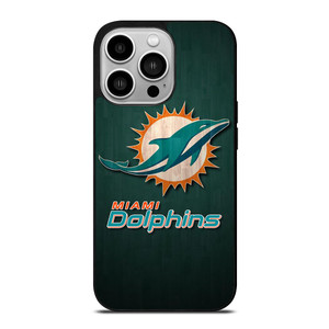 MIAMI DOLPHINS WOODEN LOGO iPhone 14 Pro Case MIAMI DOLPHINS WOODEN LOGO iPhone 14 Pro Case