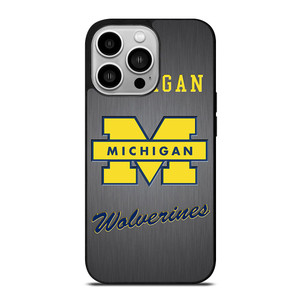 MICHIGAN WOLVERINES LOGO iPhone 14 Pro Case
