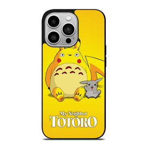 MY NEIGHBOR TOTORO X PIKACHU POKEMON iPhone 14 Pro Case