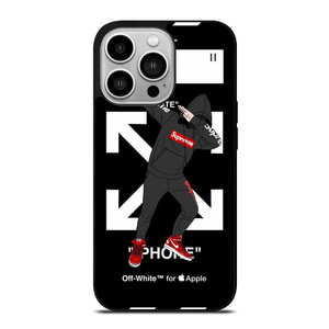 OFF WHITE X DAB SUPREME ILLUSTRATION iPhone 14 Pro Case OFF WHITE X DAB SUPREME ILLUSTRATION iPhone 14 Pro Case