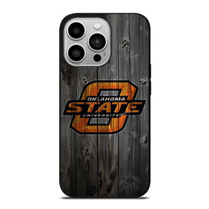 OKLAHOMA STATE UNIVERSITY WOODEN LOGO iPhone 14 Pro Case OKLAHOMA STATE UNIVERSITY WOODEN LOGO iPhone 14 Pro Case