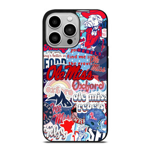 OLE MISS BASEBALL COLLAGE iPhone 14 Pro Case