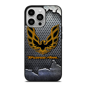 PONTIAC TRANS AM FIREBIRD METAL LOGO 2 iPhone 14 Pro Case