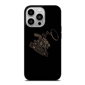 ROYAL ENFIELD KEY CHAN BLACK LOGO iPhone 14 Pro Case ROYAL ENFIELD KEY CHAN BLACK LOGO iPhone 14 Pro Case
