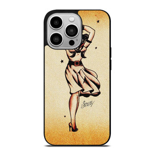 SAILOR JERRY TATTOO GIRL iPhone 14 Pro Case