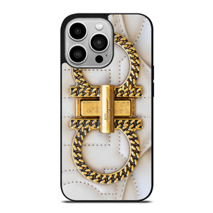 SALVATORE FERRAGAMO EMBLEM iPhone 14 Pro Case SALVATORE FERRAGAMO EMBLEM iPhone 14 Pro Case