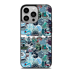 SEATTLE KRAKEN OCTOPUS COLLAGE iPhone 14 Pro Case SEATTLE KRAKEN OCTOPUS COLLAGE iPhone 14 Pro Case