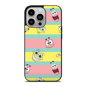 SPONGEBOB PATRICK CUTE STRIPE iPhone 14 Pro Case SPONGEBOB PATRICK CUTE STRIPE iPhone 14 Pro Case
