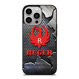 STURM RUGER FIREARM METAL LOGO 2 iPhone 14 Pro Case