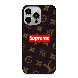 SUPREME BROWN iPhone 14 Pro Case