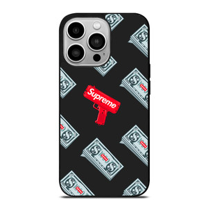 SUPREME MONEY GUN iPhone 14 Pro Case SUPREME MONEY GUN iPhone 14 Pro Case