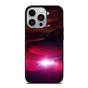 TESLA MOTORS RED CAR iPhone 14 Pro Case TESLA MOTORS RED CAR iPhone 14 Pro Case