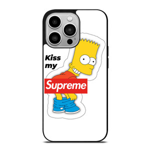 THE SIMPSONS KISS MY SUPREME iPhone 14 Pro Case THE SIMPSONS KISS MY SUPREME iPhone 14 Pro Case