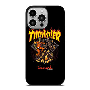 THRASHER DIAMOND SUPPLY CO  iPhone 14 Pro Case THRASHER DIAMOND SUPPLY CO  iPhone 14 Pro Case