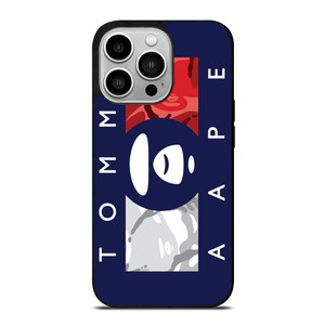 TOMMY HILFIGER BAPE CAMO LOGO iPhone 14 Pro Case