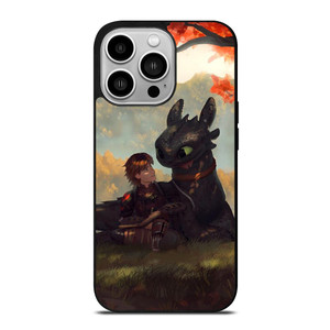 TOOTHLESS AND HICCUP ART iPhone 14 Pro Case TOOTHLESS AND HICCUP ART iPhone 14 Pro Case