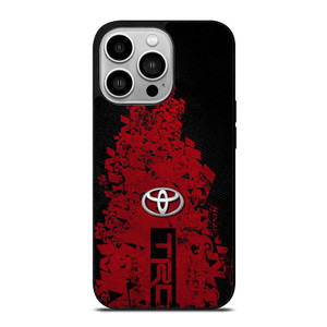 TOYOTA TRD RED CARBON LOGO iPhone 14 Pro Case