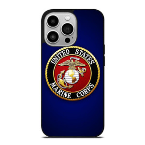 UNITED STATES MARINE CORPS BADGE iPhone 14 Pro Case UNITED STATES MARINE CORPS BADGE iPhone 14 Pro Case