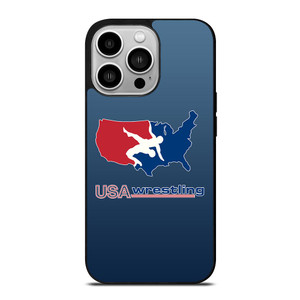 USA WRESTLING SYMBOL iPhone 14 Pro Case USA WRESTLING SYMBOL iPhone 14 Pro Case