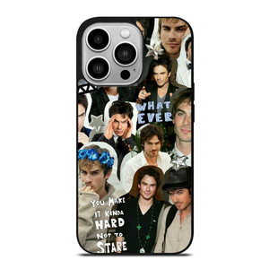 VAMPIRE DIARIES IAN SOMERHALDER COLLAGE iPhone 14 Pro Case