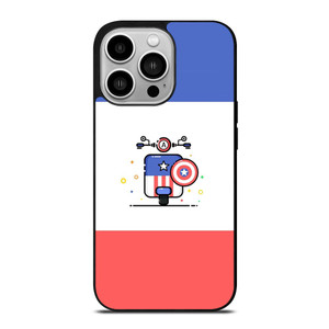VESPA CAPTAIN AMERICA iPhone 14 Pro Case