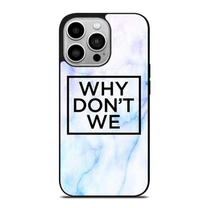 WHY DONT WE MARBLE LOGO iPhone 14 Pro Case WHY DONT WE MARBLE LOGO iPhone 14 Pro Case
