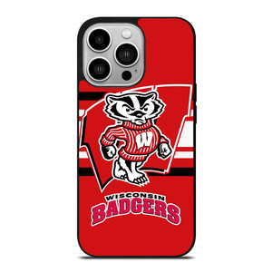 WISCONSIN BADGER SYMBOL iPhone 14 Pro Case WISCONSIN BADGER SYMBOL iPhone 14 Pro Case