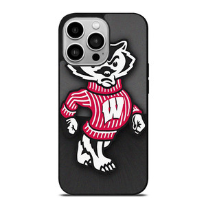 WISCONSIN BADGERS FOOTBALL MASCOT iPhone 14 Pro Case
