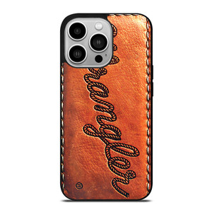 WRANGLER JEANS LOGO LEATHER iPhone 14 Pro Case WRANGLER JEANS LOGO LEATHER iPhone 14 Pro Case