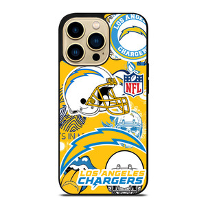LOS ANGELES CHARGERS NFL STICKER BOMB iPhone 14 Pro Max Case