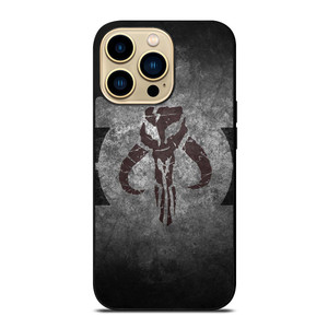 MANDALORIAN STAR WARS HEAD EMBLEM iPhone 14 Pro Max Case MANDALORIAN STAR WARS HEAD EMBLEM iPhone 14 Pro Max Case