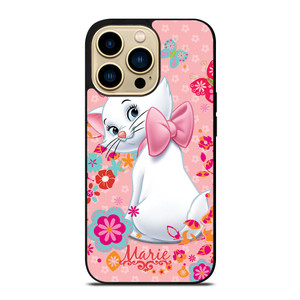 MARIE THE ARISTOCATS CAT FLOWER DISNEY iPhone 14 Pro Max Case