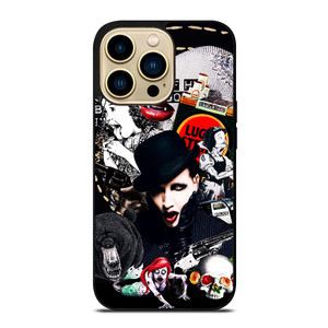 MARILYN MANSON GOTH COLLAGE iPhone 14 Pro Max Case