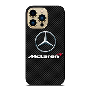 MERCEDES MCLAREN CARBON LOGO iPhone 14 Pro Max Case