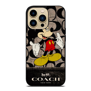 MICKEY MOUSE COACH NEW YORK iPhone 14 Pro Max Case