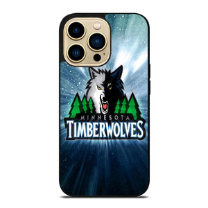 MINNESOTA TIMBERWOLVES SHINY SYMBOL iPhone 14 Pro Max Case