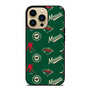 MINNESOTA WILD NHL PATTERN iPhone 14 Pro Max Case