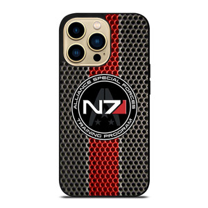 N7 MASS EFFECT PLATE LOGO iPhone 14 Pro Max Case