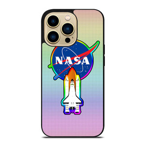 NASA COLOR FULL LOGO iPhone 14 Pro Max Case NASA COLOR FULL LOGO iPhone 14 Pro Max Case