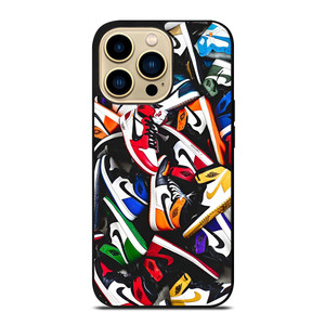 NIKE AIR JORDAN SNEAKERS COLLAGE iPhone 14 Pro Max Case